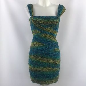 BCBGMaxazria Blue Sleeveless Vita Dress Size XS
